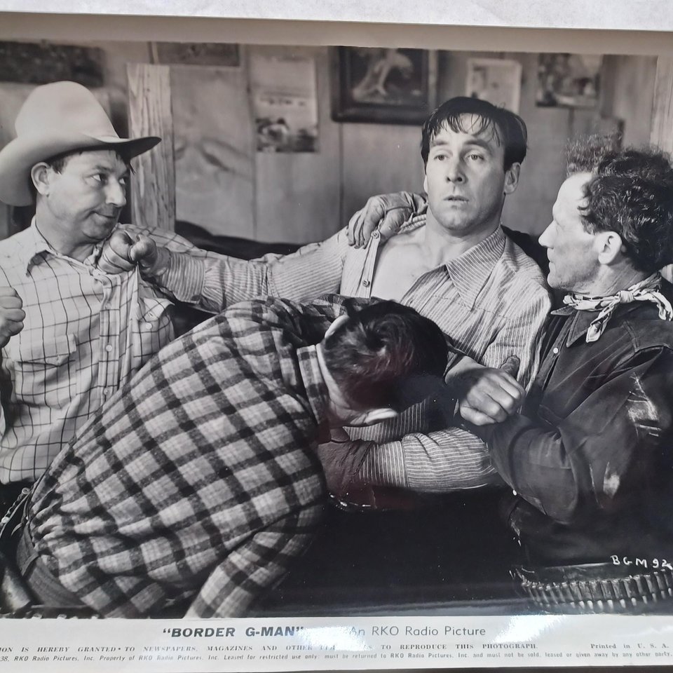 Vintage 1930's and 1940's Studio Movie 8 x 10 Black and White Original Photographs- Western Movies-9 Total