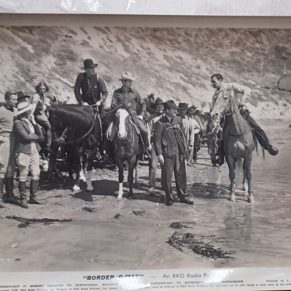 Vintage 1930's and 1940's Studio Movie 8 x 10 Black and White Original Photographs- Western Movies-9 Total