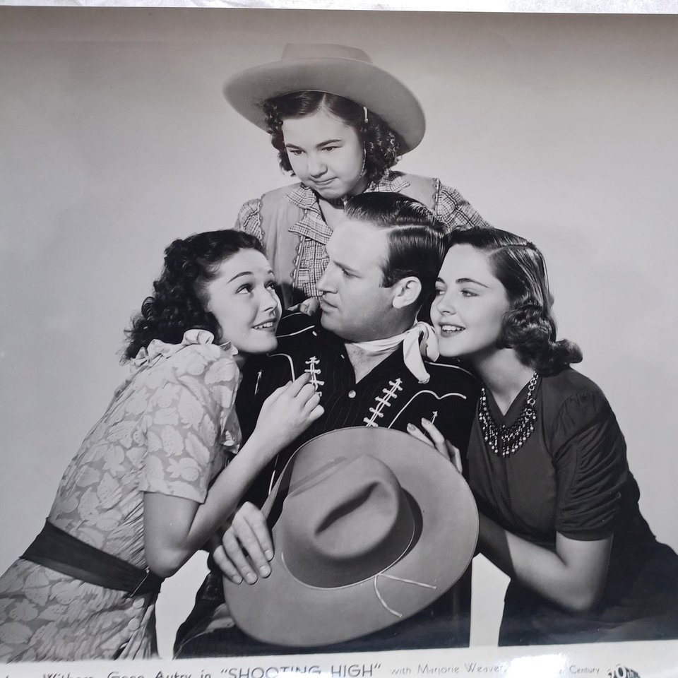 Vintage 1930's and 1940's  Gene Autry Studio 8 x 10 Black and White Original Studio Photographs-8 Total