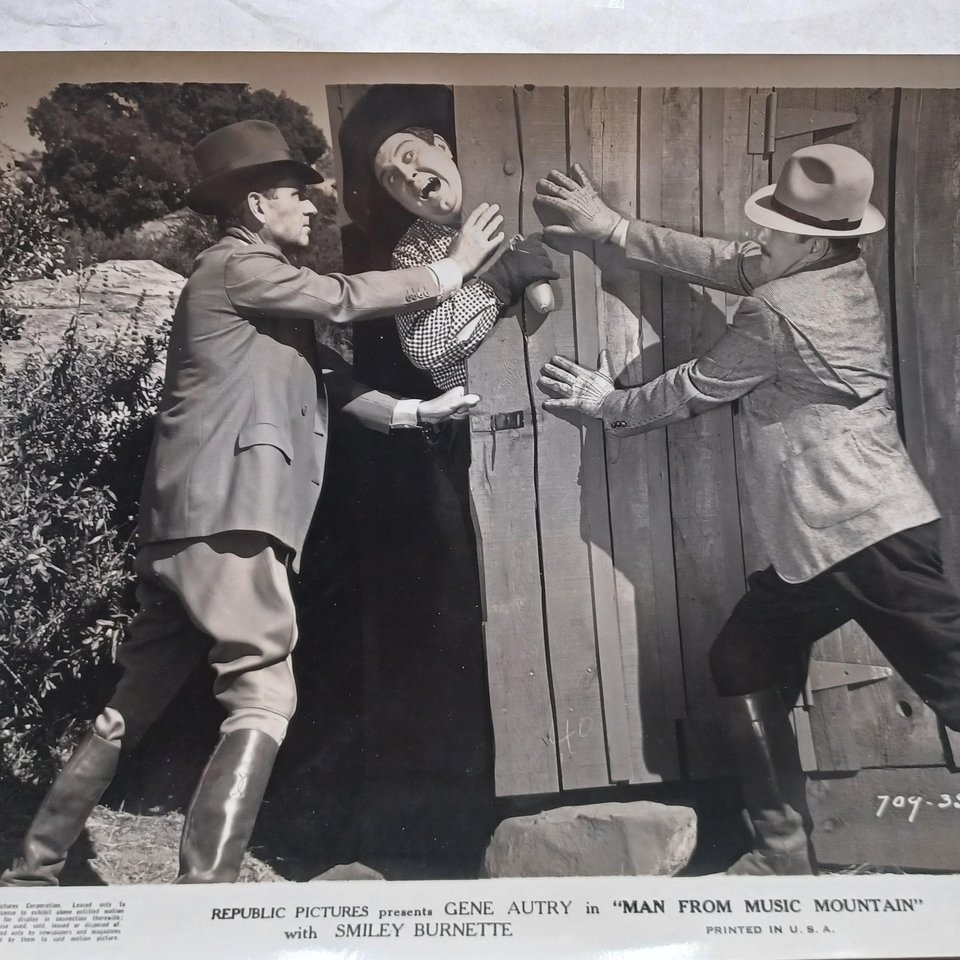 Vintage 1930's and 1940's  Gene Autry Studio 8 x 10 Black and White Original Studio Photographs-8 Total