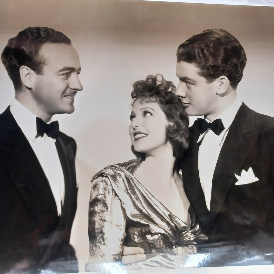 Vintage Random 1940's Studio Photos of Guys and Dolls of motion pictures 8 x 10 Black and White Original Studio Photographs- -5 Total