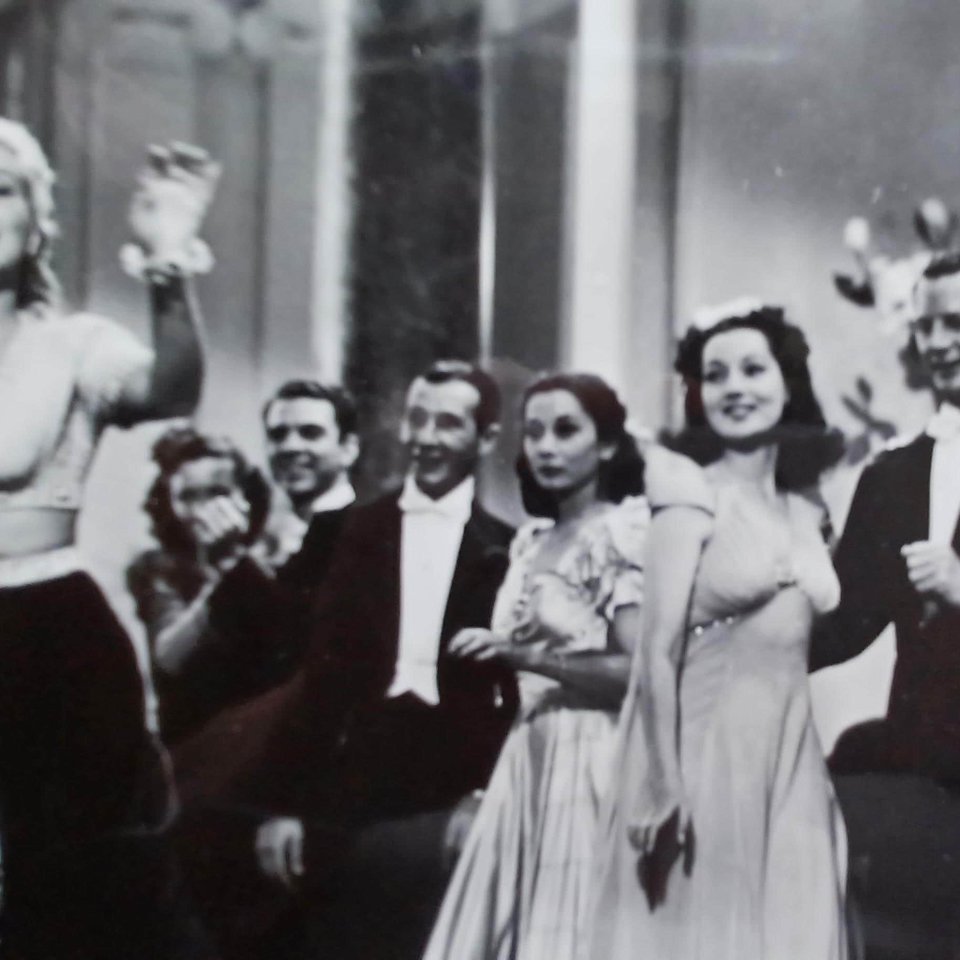 Vintage 1940 Photo of Movie "Down Argentine Way" 8 x 10 Black and White Original Studio Photograph, Betty Grable