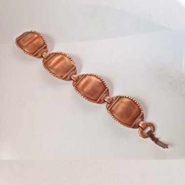 Southwestern Solid Copper Panel Bracelet, Western Bracelet, Gift for Her, Natural Bracelet