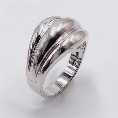 Sterling Silver Chunky Southwestern Ladies Statement Ring Size 9