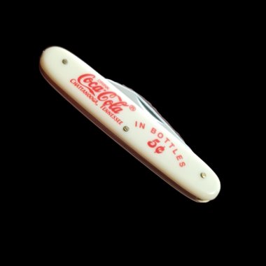Vintage Coca Cola Frost Cutlery Flying Falcon Single Blade Pocket Knife- New Unused