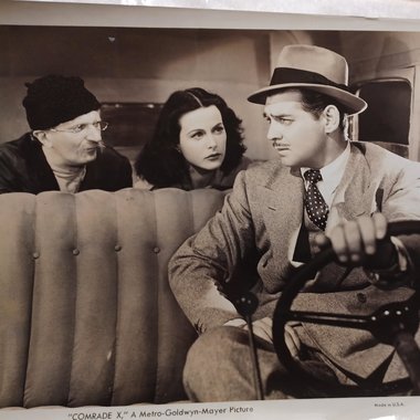 Vintage 1940  Clark Gable in "Comrade X" 8 x 10 Black and White Original Studio Photographs- -6 Total