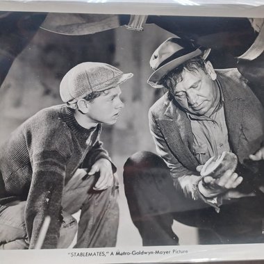 Vintage 1938 Mickey Rooney 8 x 10 Black and White Original Studio Photographs- -4 Total