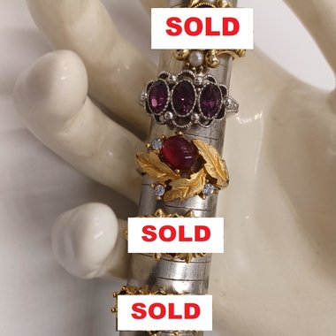 Vintage Avon Jeweled Statement Rings, Your Choice, 2 left going fast!