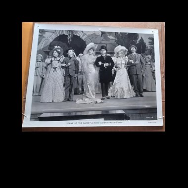 Vintage 1940 Hollywood Movie "Strike Up the Band" with Judy Garland and Mickey Rooney 8 x 10 Black and White Original Studio Photograph
