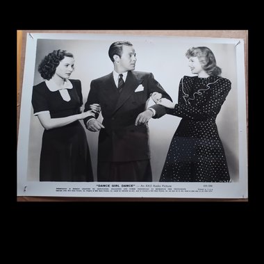 Vintage 1940  Photo of Movie "Dance Girl Dance" 8 x 10 Black and White Original Studio Photograph, Lucille Ball