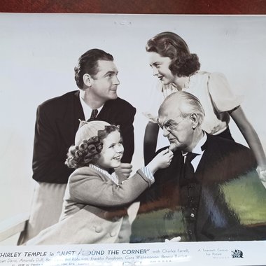 Vintage 1938 Shirley Temple Studio Movie 8 x 10 Black and White Original Photographs- 6 Total